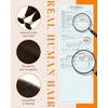 image:imageSunny Hair Ktip Human Hair Extensions Chocolate Brown Keratin V Tips
