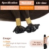 image:imageSunny Hair Ktip Human Hair Extensions Chocolate Brown Keratin V Tips