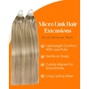 image:imageSunny Hair Microlink Hair Extensions Human Hair Micro Loop 16 Inch