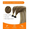 image:imageSunny Hair Nano Ring Hair Extensions Human Hair Brown Balayage