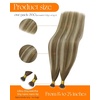 image:imageSunny Hair Nano Ring Hair Extensions Human Hair Brown Balayage