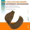image:imageSunny Hair Tape in Extensions Human Hair Light Brown 60g 40PCS