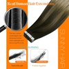 image:imageSunny Hair Tape in Extensions Human Hair Ombre 14 Inch for Celebrations