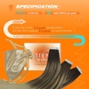 image:imageSunny Hair Tape in Extensions Human Hair Ombre 14 Inch for Celebrations