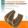 image:imageSunny Hair Tape in Hair Extensions Human Hair Brown 18 Inch for Daily Wear