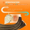 image:imageSunny Hair Tape in Hair Extensions Human Hair Brown Caramel Blonde 20Pcs