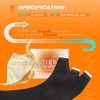 image:imageSunny Hair Tape in Hair Extensions Human Hair Cool Brown 50g 20Pcs