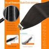 image:imageSunny Hair Tape in Hair Extensions Human Hair Cool Brown 50g 20Pcs