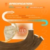image:imageSunny Hair Tape in Hair Extensions Human Hair Light Chestnut Brown 20Pcs