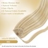 image:imageVe Sunny Hair Extensions Ponytail Real Human Hair Wrap Around Clip in Ponytail Hair Extensions Straight Extensions Human Hair for Women Honey Strawberry Blonde Highlights Bleach Blonde 22inch 80G