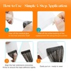 image:imageVe Sunny Tape Double Sided Adhesive Replacement Tape ins American White Tape for Hair Extensions Adhesive Tapes Strong Tapes for Tape in Extensions Reusable Total 12 Pieces 4cm08cm Per Piece24pcs Tape