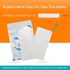 image:imageVe Sunny Tape Double Sided Adhesive Replacement Tape ins American White Tape for Hair Extensions Adhesive Tapes Strong Tapes for Tape in Extensions Reusable Total 12 Pieces 4cm08cm Per Piece24pcs Tape