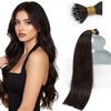 image:imageSunny Hair 22 Inch Nano Human Hair Extensions Darkest Brown