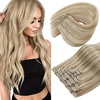 image:imageSunny Hair Clip in Hair Extensions Real Human Hair Blonde Remy Extensions