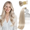 image:imageSunny Hair I Tip Human Hair Extensions Ash Blonde Bleach Blonde