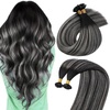 image:imageSunny Hair K Tip Human Hair Extensions Natural Black Ombre Silver Gray