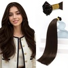 image:imageSunny Hair Ktip Human Hair Extensions Chocolate Brown Keratin V Tips