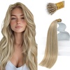image:imageSunny Hair Nano Hair Extensions Golden Blonde Highlight Ash Blonde 14 Inch