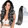 image:imageSunny Hair Ombre Tape in Hair Extensions Human Hair 20Pcs Seamless