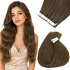 image:imageSunny Hair Tape in Hair Extensions 24InchGolden Walnut Brown 100g 40PCS