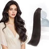 image:imageSunny Hair Tape in Hair Extensions Human Hair Cool Brown 50g 20Pcs