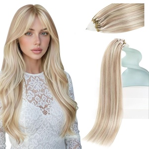 image:imageSunny Hair 20 Inch Microlink Hair Extensions Human Hair Micro Loop
