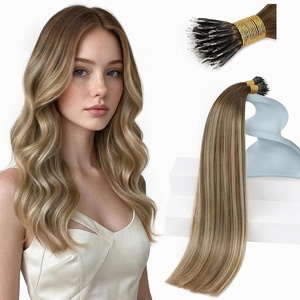 image:imageSunny Hair 20 Inch Nano Bead Hair Extensions Brown Mix Blonde