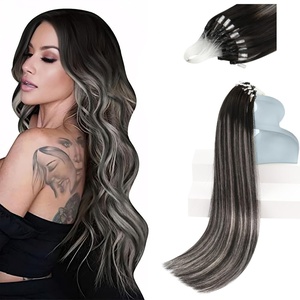 image:imageSunny Hair Micro Loop Hair Extensions Real Human Hair 18 Inch