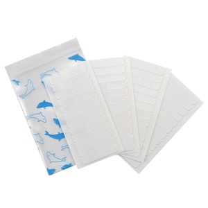 image:imageVe Sunny Tape Double Sided Adhesive Replacement Tape ins American White Tape for Hair Extensions Adhesive Tapes Strong Tapes for Tape in Extensions Reusable Total 12 Pieces 4cm08cm Per Piece48pcs Tape