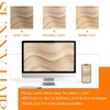 image:imageSunny Hair 18 Inch Mini Flat Tip Hair Extensions Ash Blonde Highlight
