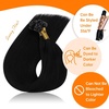 image:imageSunny Hair 22 Inch K Tip Hair Extensions Real Human Hair Jet Black Utip