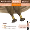 image:imageSunny Hair 22 Inch K Tip Hair Extensions Real Human Hair Vtips