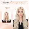 image:imageSunny Hair Clip in Hair Extensions Real Human Hair Platinum Blonde 20 Inch