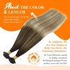 image:imageSunny Hair U Tip Hair Extensions Human Hair Invisible Tips Fusion Hair