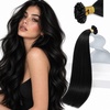 image:imageSunny Hair 22 Inch K Tip Hair Extensions Real Human Hair Jet Black Utip