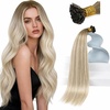 image:imageSunny Hair Mini Flat Tip Hair Extensions Human Hair K Tips Balayage 16 Inch