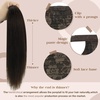 image:imageBundle 2Packs Clip in Hair Extensions Brown 20inch 7Pcs 120G Ponytail Hair Extensions 2 Brown 20inch 80G