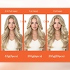 image:imageSunny Hair Clip in Hair Extensions Real Human Hair Blonde Highlight 14inch
