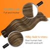 image:imageSunny Hair Clip in Hair Extensions Real Human Hair Brown Balayage 180g