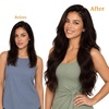 image:imageSunny Hair Clip in Hair Extensions Real Human Hair for Women Dark Brown