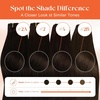 image:imageSunny Hair Clip in Hair Extensions Real Human Hair for Women Dark Brown