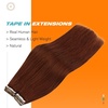 image:imageSunny Hair Tape in Hair Extensions 24Inch Long Warm Mahogany