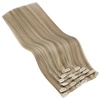 image:imageTwo Styles Clip in Hair Extensions and Ponytail Hair Extensions Blonde Highlights 200G