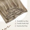 image:imageTwo Styles Clip in Hair Extensions and Ponytail Hair Extensions Blonde Highlights 200G