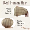 image:imageTwo Styles Clip in Hair Extensions and Ponytail Hair Extensions Blonde Highlights 200G