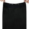 image:imageWire Hair Extensions and Human Hair Ponytail Jet Black 20inch 160G