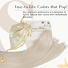 image:imageand Ve Sunny Tape in Hair Extensions and Human Hair Ponytail Blonde 18inch 130G