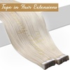 image:imageand Ve Sunny Tape in Hair Extensions and Human Hair Ponytail Blonde 18inch 130G