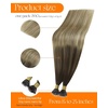 image:imageSunny Hair 24 Inch Long Nano Ring Extensions Brown Balayage Platinum Blonde