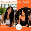 image:imageSunny Hair Clip in Hair Extensions Real Human Hair Jet Black 120g